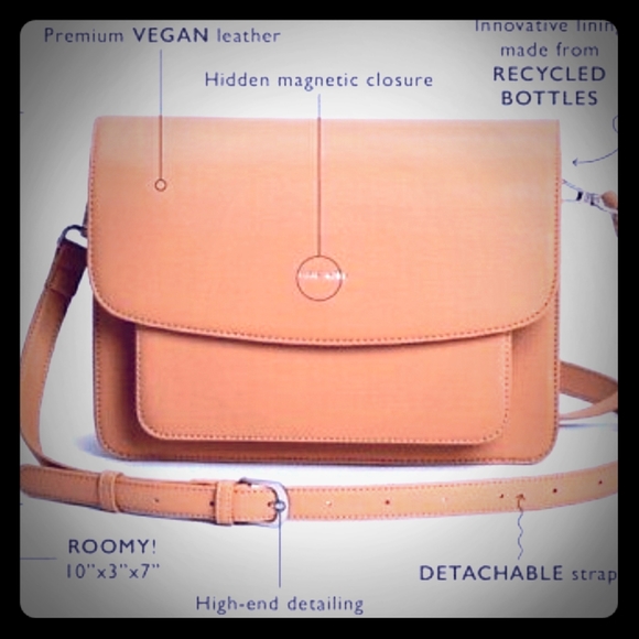 Vegan Zoe Crossbody bag by Pixie Mood in Honey-Spr - Picture 1 of 5